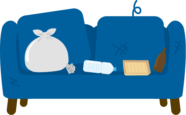 ソファのイラスト