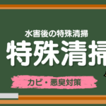水害後の特殊清掃｜カビ・悪臭対策