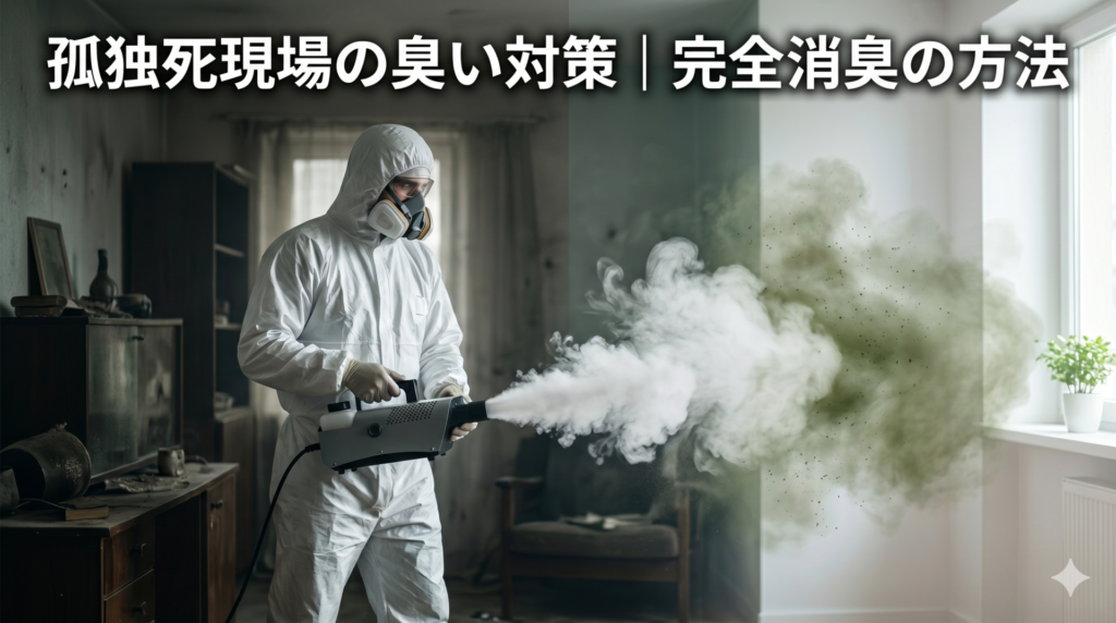 孤独死現場の臭い対策｜完全消臭の方法