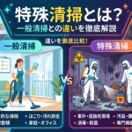 特殊清掃とは？一般清掃との違いを徹底解説