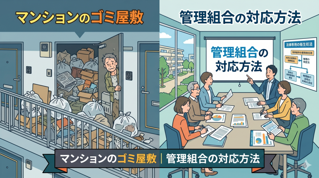 マンションのゴミ屋敷｜管理組合の対応方法