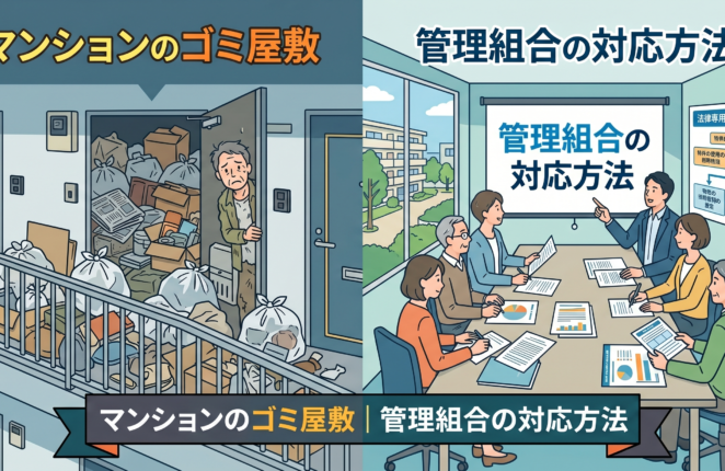 マンションのゴミ屋敷｜管理組合の対応方法